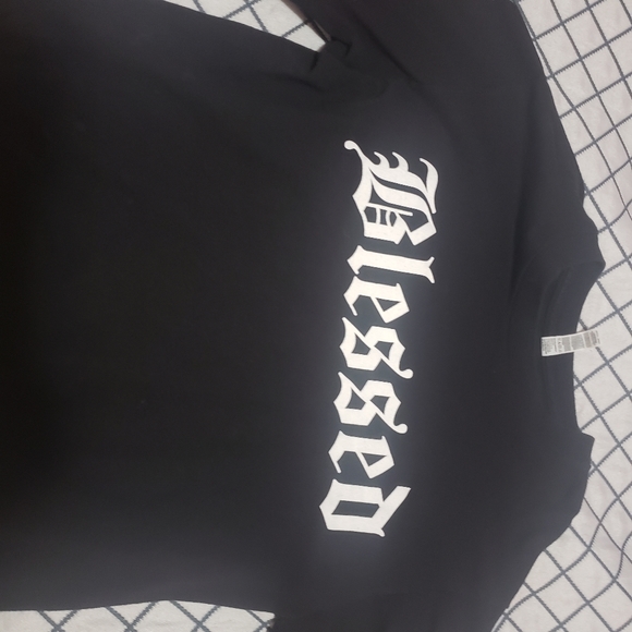 black with roses YoursTruly Phora longsleeve - Picture 4 of 4
